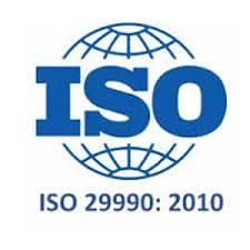 ISO 29990 : 2010 Certification ISO 29990 : 2010 Certification